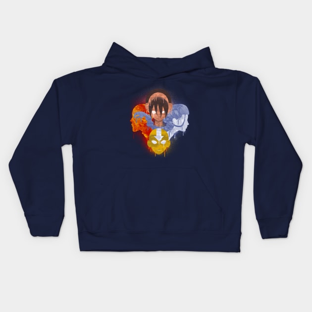 Four Nations Kids Hoodie by Punksthetic